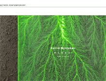 Tablet Screenshot of gethercontemporary.com
